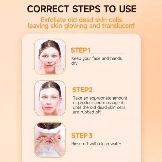 Original Orange Exfoliating Whitening Gel (Pack of 2) - UJ Discount Bazar