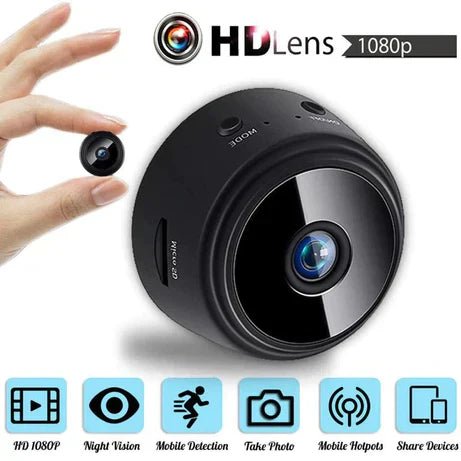Mega Sale Offer - Mini Portable Wireless A9 Mini Security Camera 1080P HD - UJ Discount Bazar