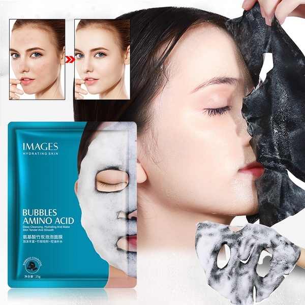IMAGES Amino Acid Bamboo Charcoal Bubble Face Sheet Mask 25g - UJ Discount Bazar