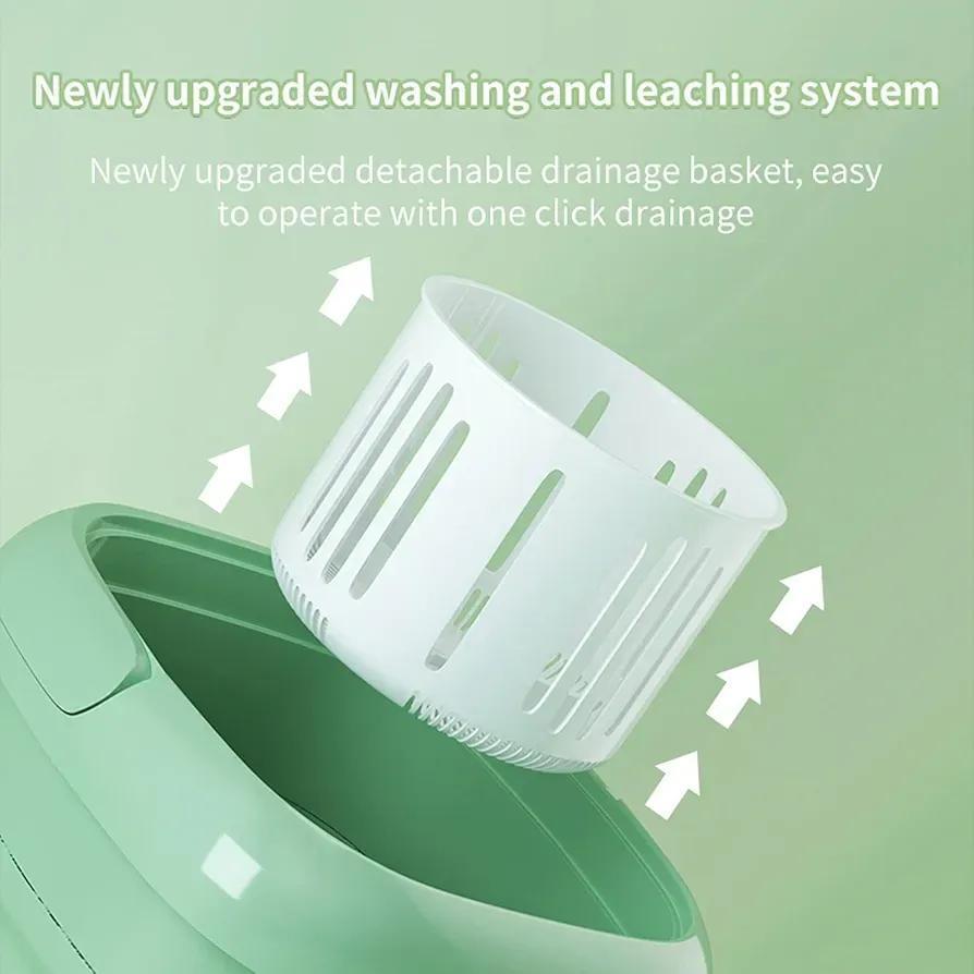 Mini Foldable Washing Machine with Dryer – Portable & Powerful