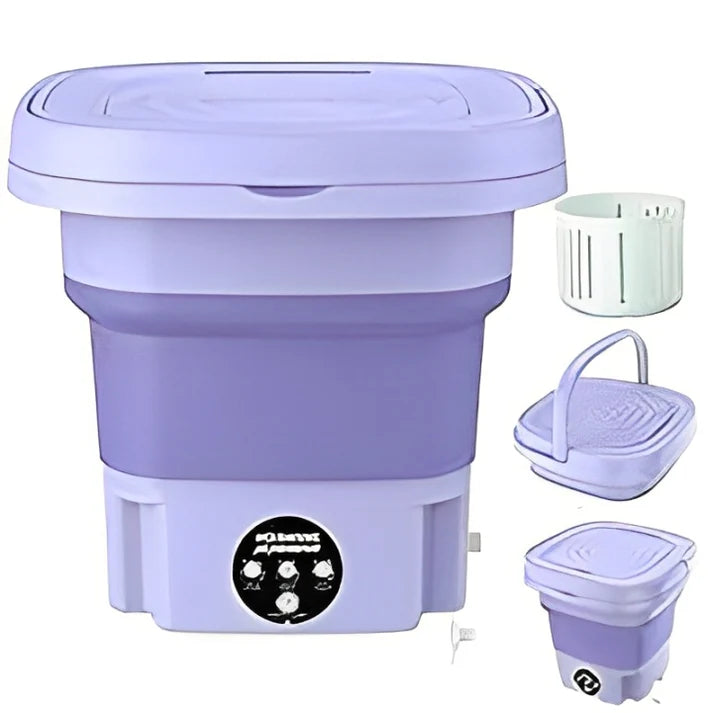Mini Foldable Washing Machine with Dryer – Portable & Powerful