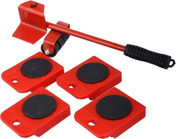Set of 5 Furniture Lifter Moving Tool (Open Parcel Allowed) - UJ Discount Bazar