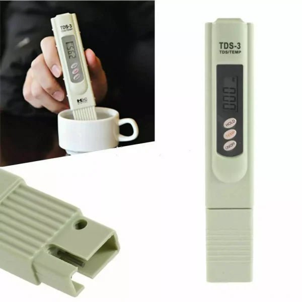 TDS Meter 3 in 1 LCD Digital Water Quality Meter Tester Pen - UJ Discount Bazar