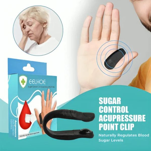 Sugar Control LI4 Acupressure Point Clip for Diabetes | BUY 1 GET 1 FREE - UJ Discount Bazar